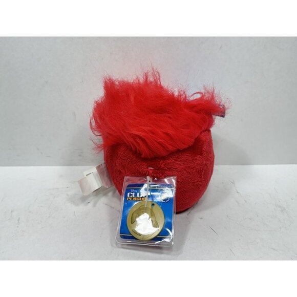 Disney Club Penguin Red Puffle Plush Toy w/ Coin Stuffed Animal New With Tags - Picture 4 of 5